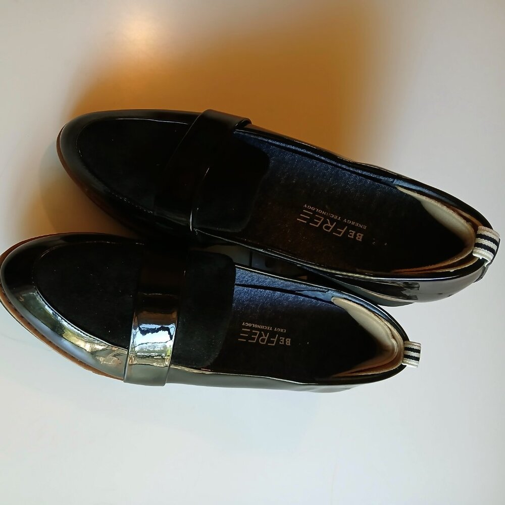 GUC Dr Scholl's Women's Black Wedge Loafer Size 8.5 - Picture 6 of 7